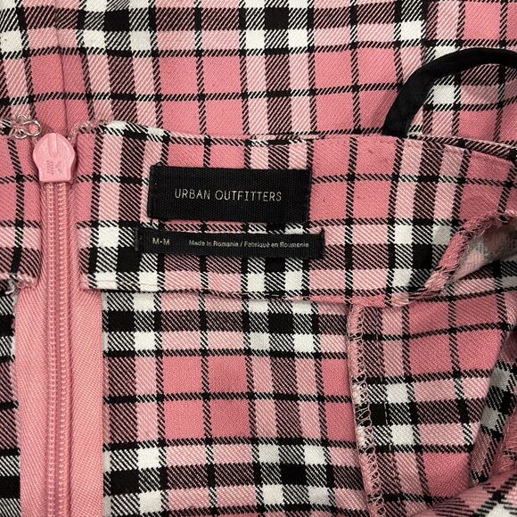 Urban Outfitters Pink Plaid Dress Y2K Size Medium - Picture 6 of 6